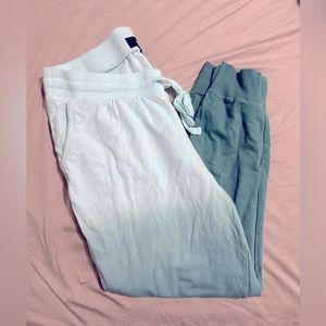 NWOT Torrid Cotton Teal Ombré Jogger-Size 1